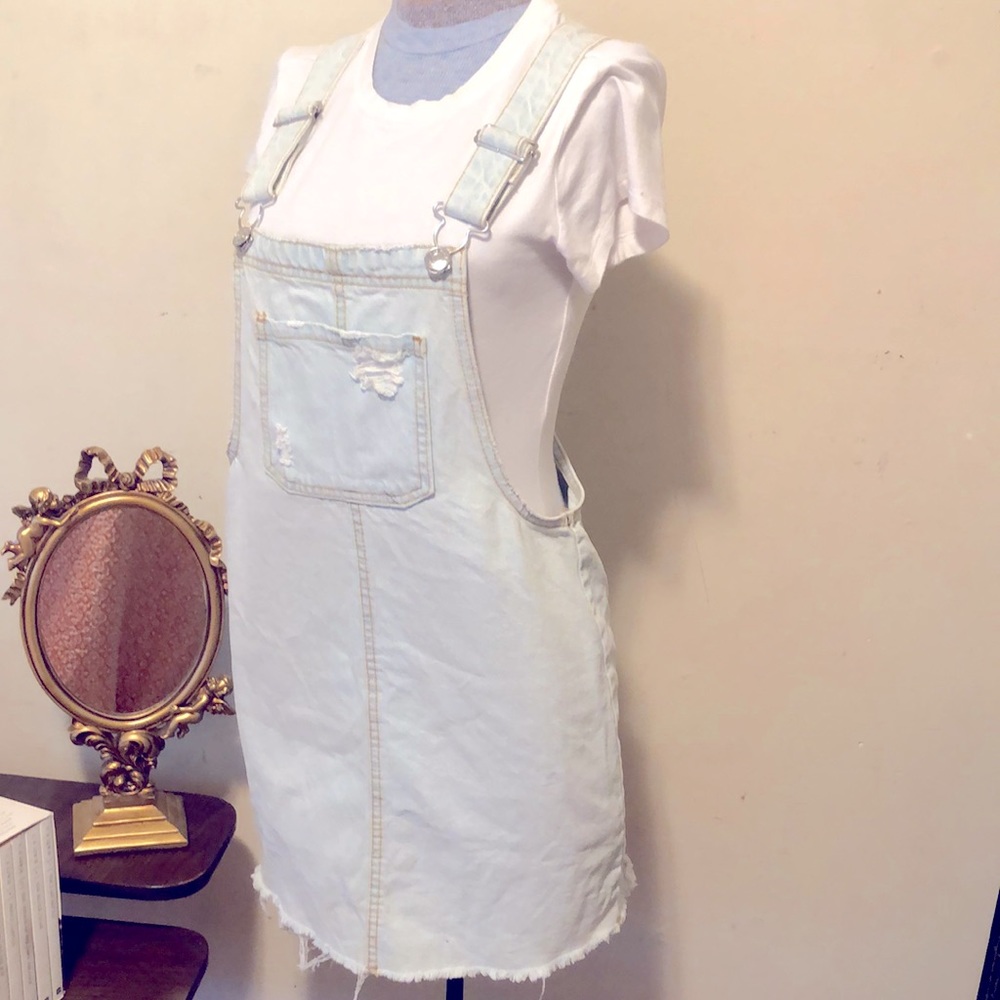 Skirt overalls girls adjustable length